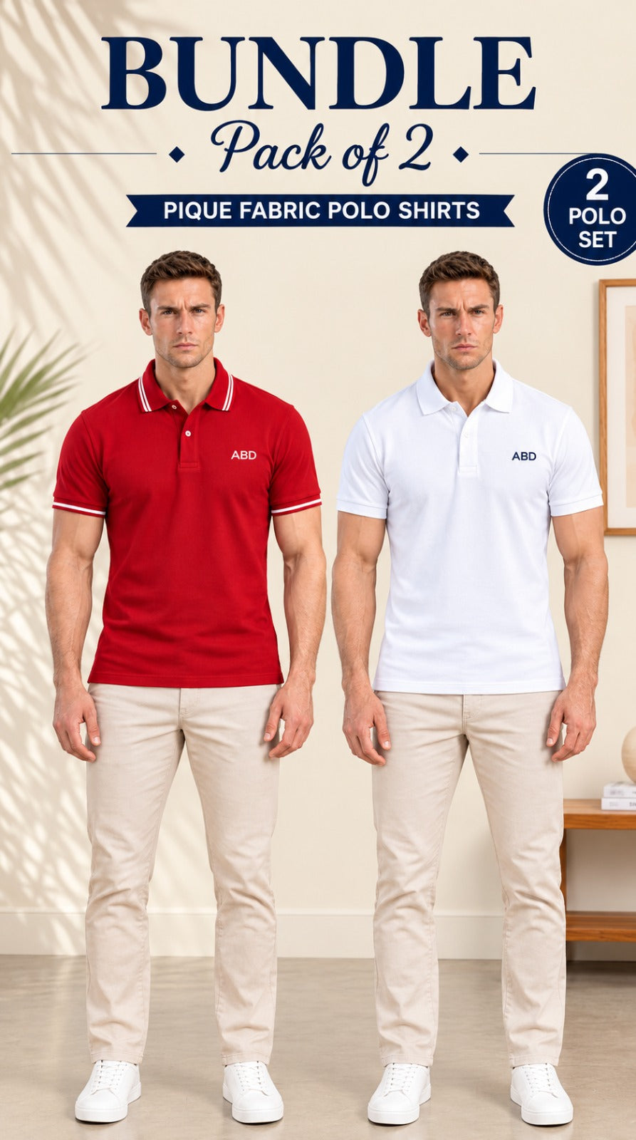Red & White Polo Bundle