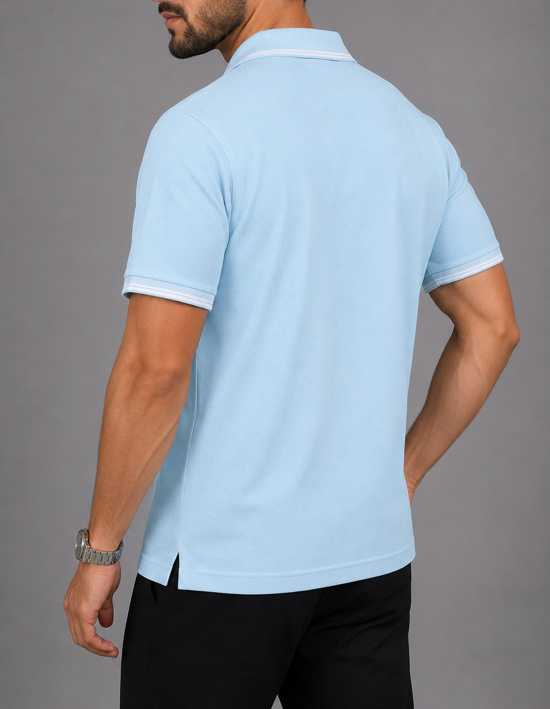 Sky Blue Polo T-Shirt