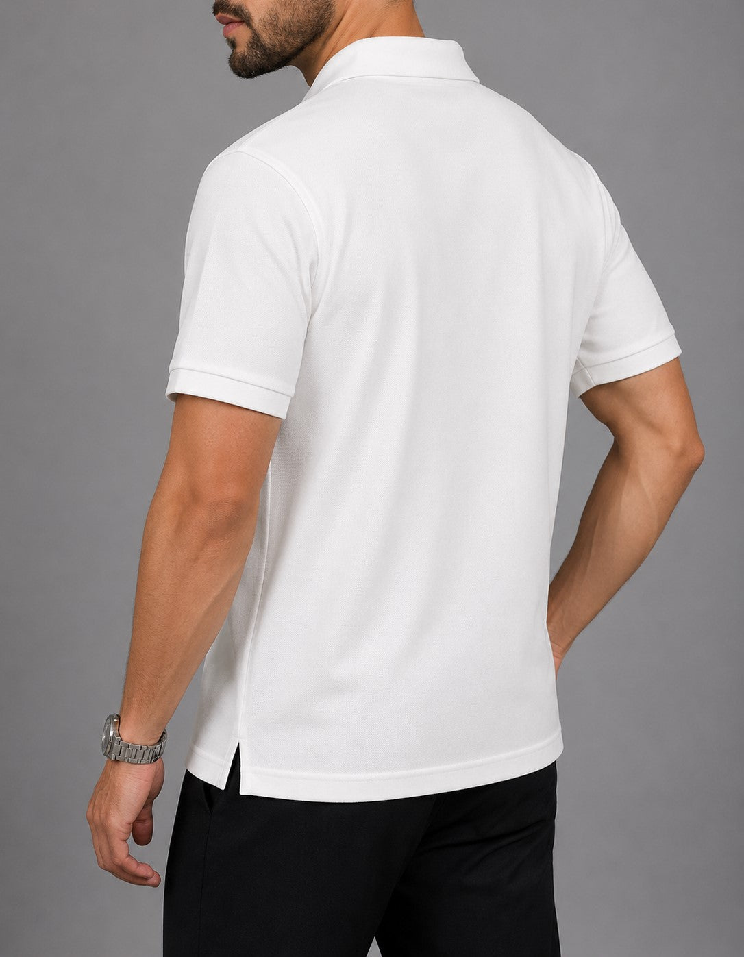White Polo T-Shirt
