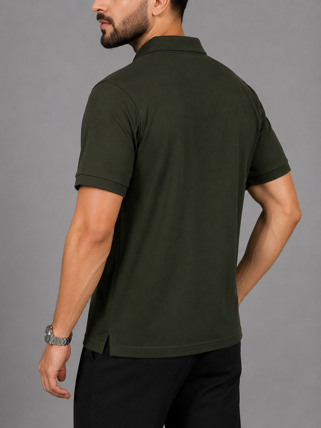 Olive Green Polo T-Shirt