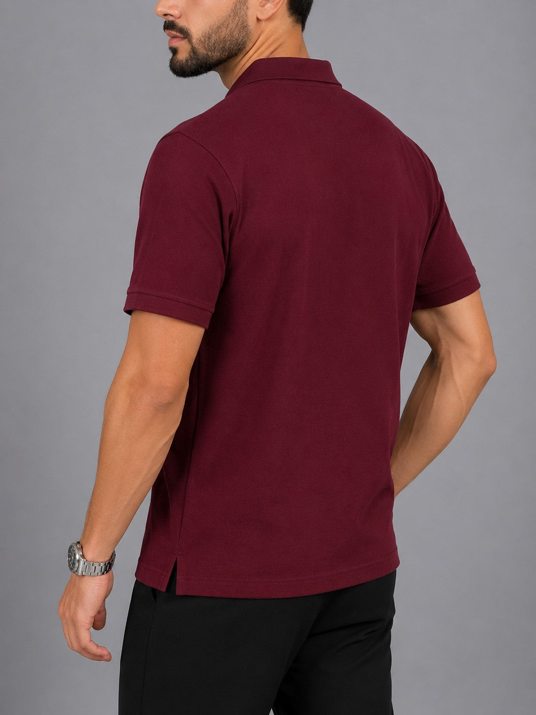 Maroon Polo T-Shirt