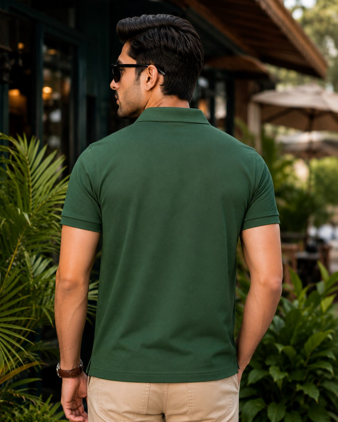 Bottle Green Polo T-Shirt