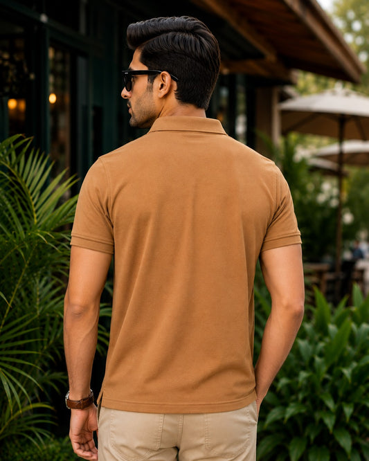 Camel Polo T-Shirt