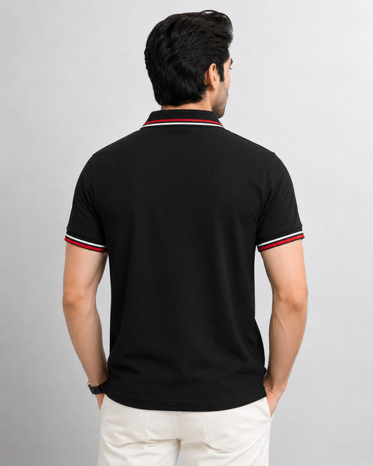 Black Polo T-Shirt