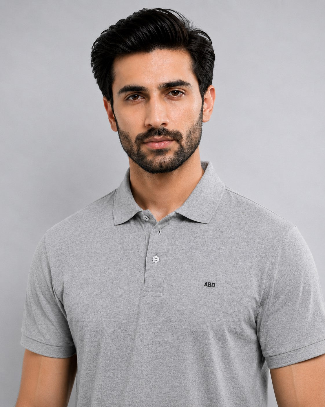 Light Grey Polo T-Shirt