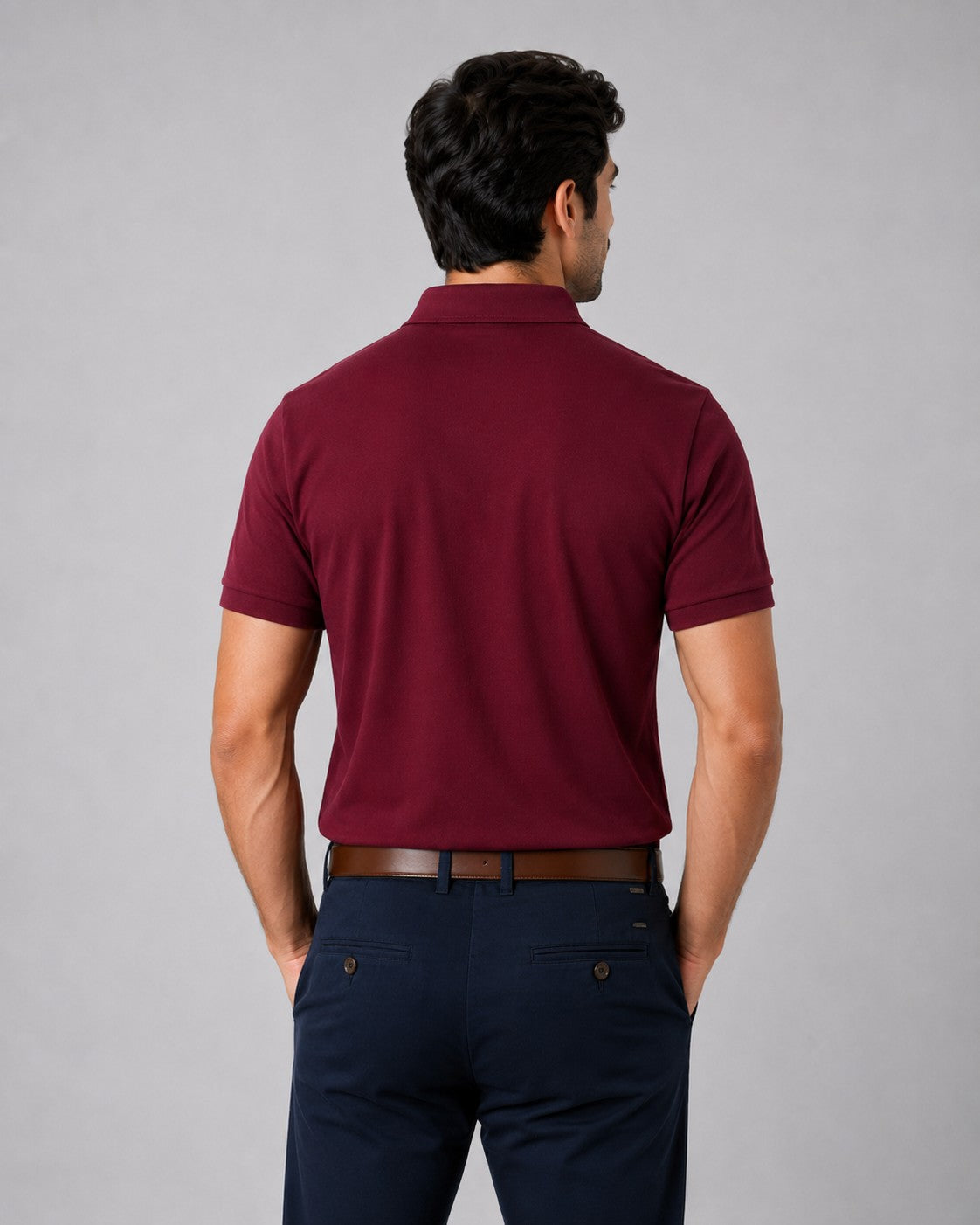 Maroon Polo T-Shirt