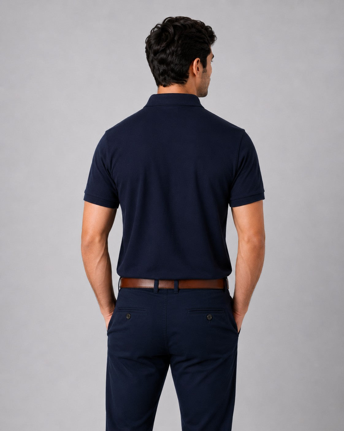 Navy Blue Polo T-Shirt