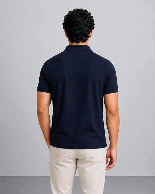 Navy Blue Polo T-Shirt