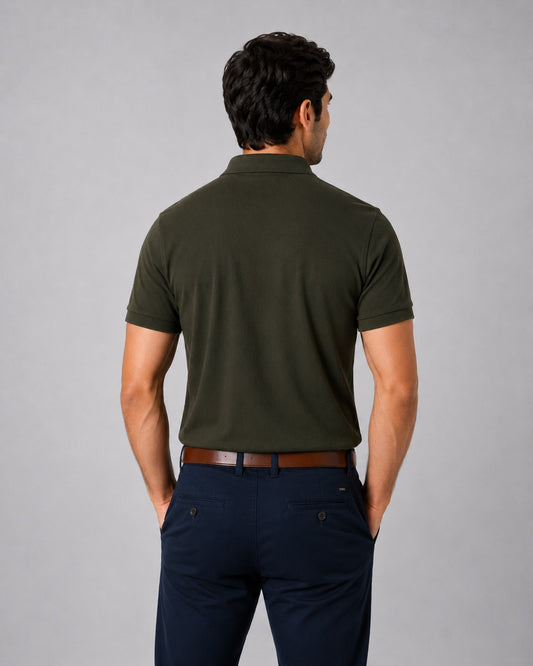 Olive Green Polo T-Shirt