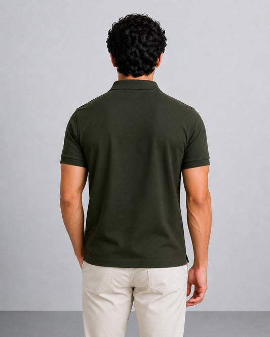 Olive Green Polo T-Shirt
