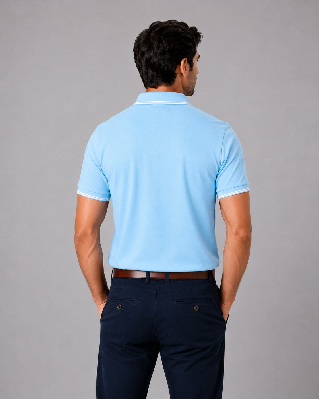 Sky Blue Polo T-Shirt