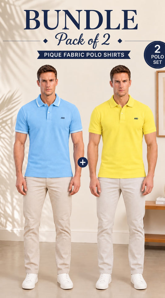 Sky Blue & Lemon Polo Bundle