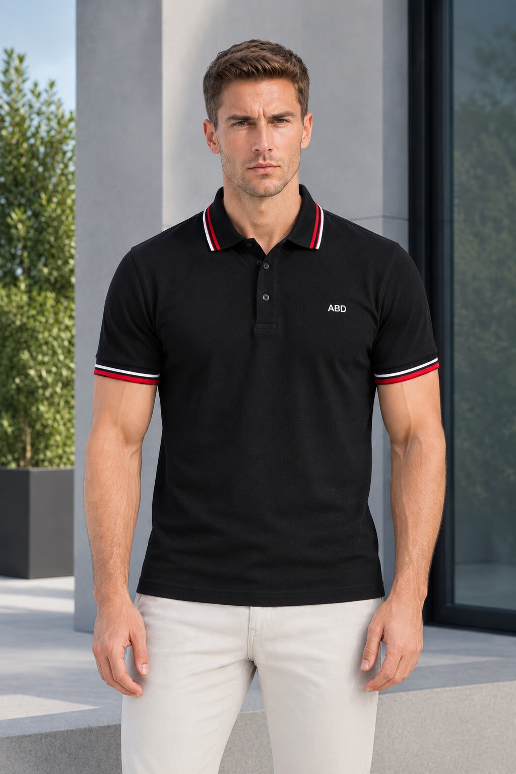 Black Polo T-Shirt