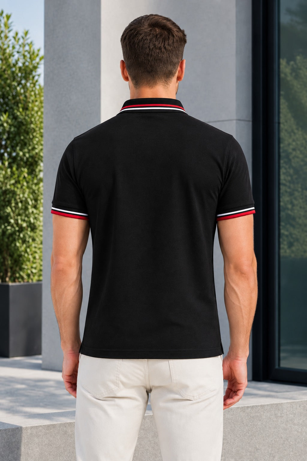 Black Polo T-Shirt