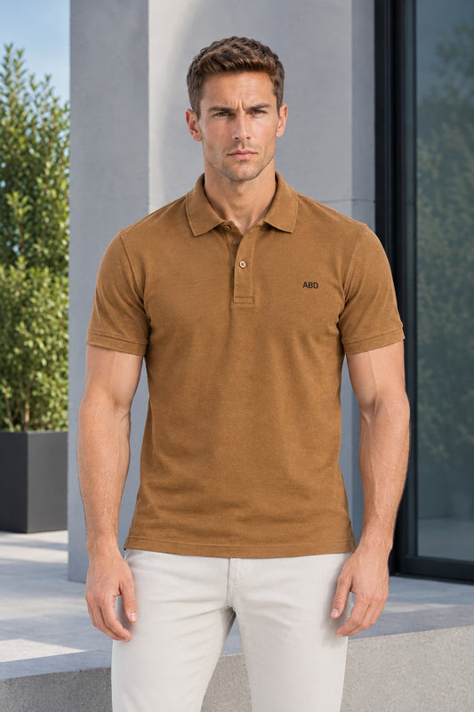 Camel Polo T-Shirt