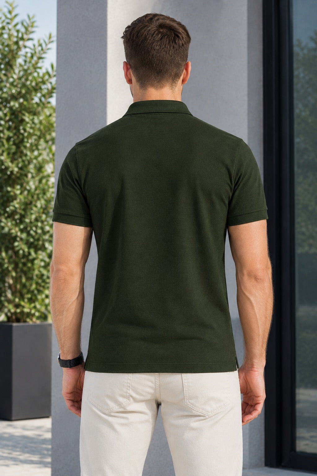 Olive Green Polo T-Shirt