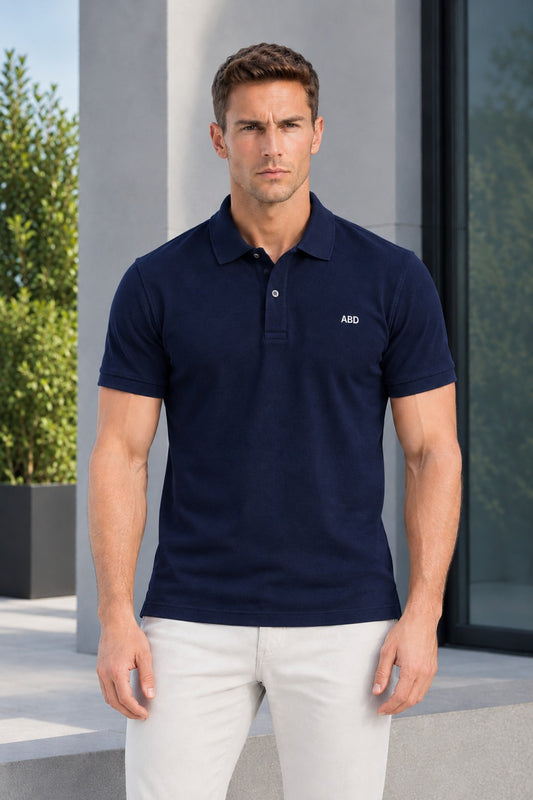 Navy Blue Polo T-Shirt