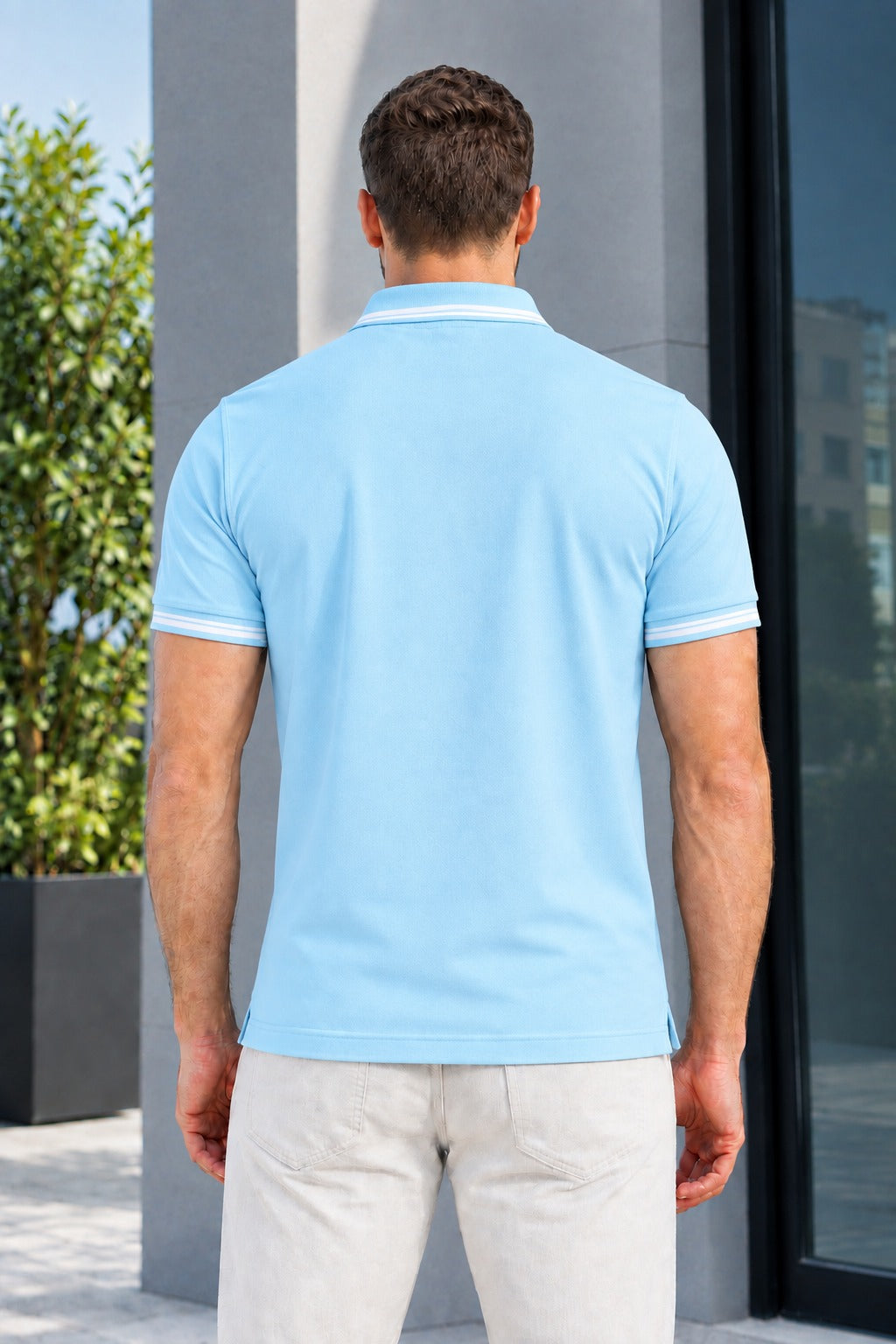 Sky Blue Polo T-Shirt