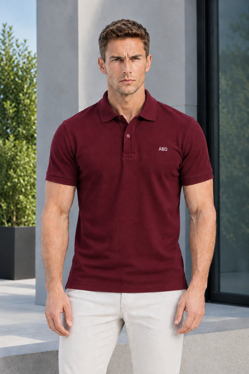 Maroon Polo T-Shirt