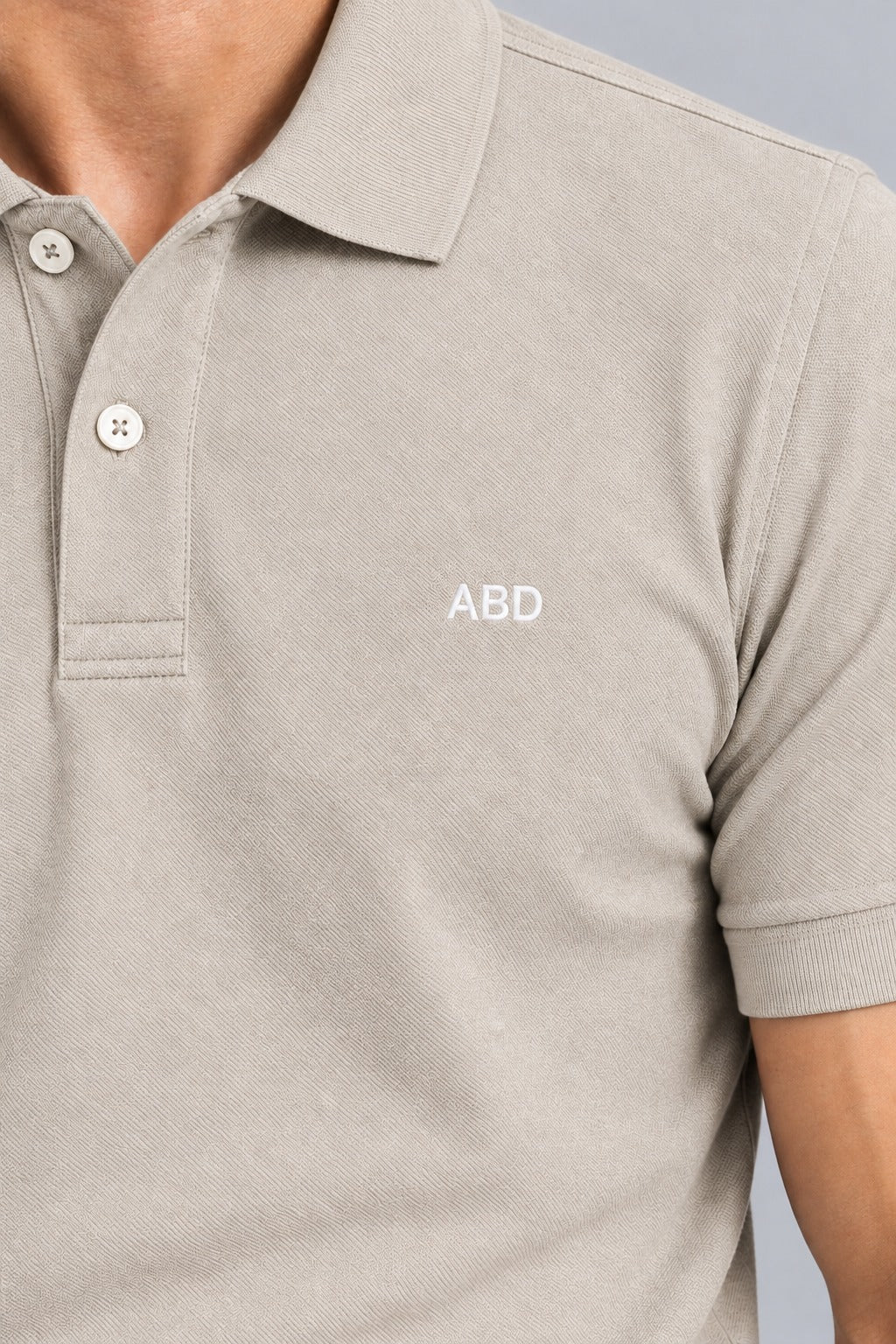 Beige Polo T-Shirt