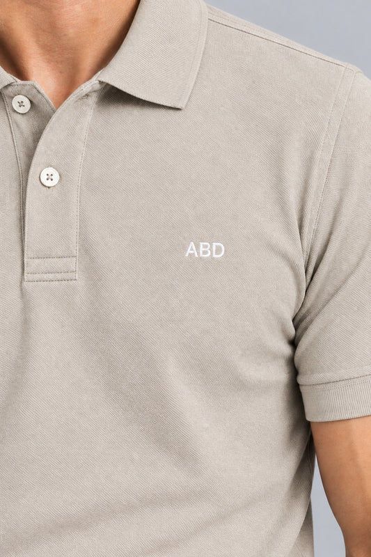 Beige Polo T-Shirt
