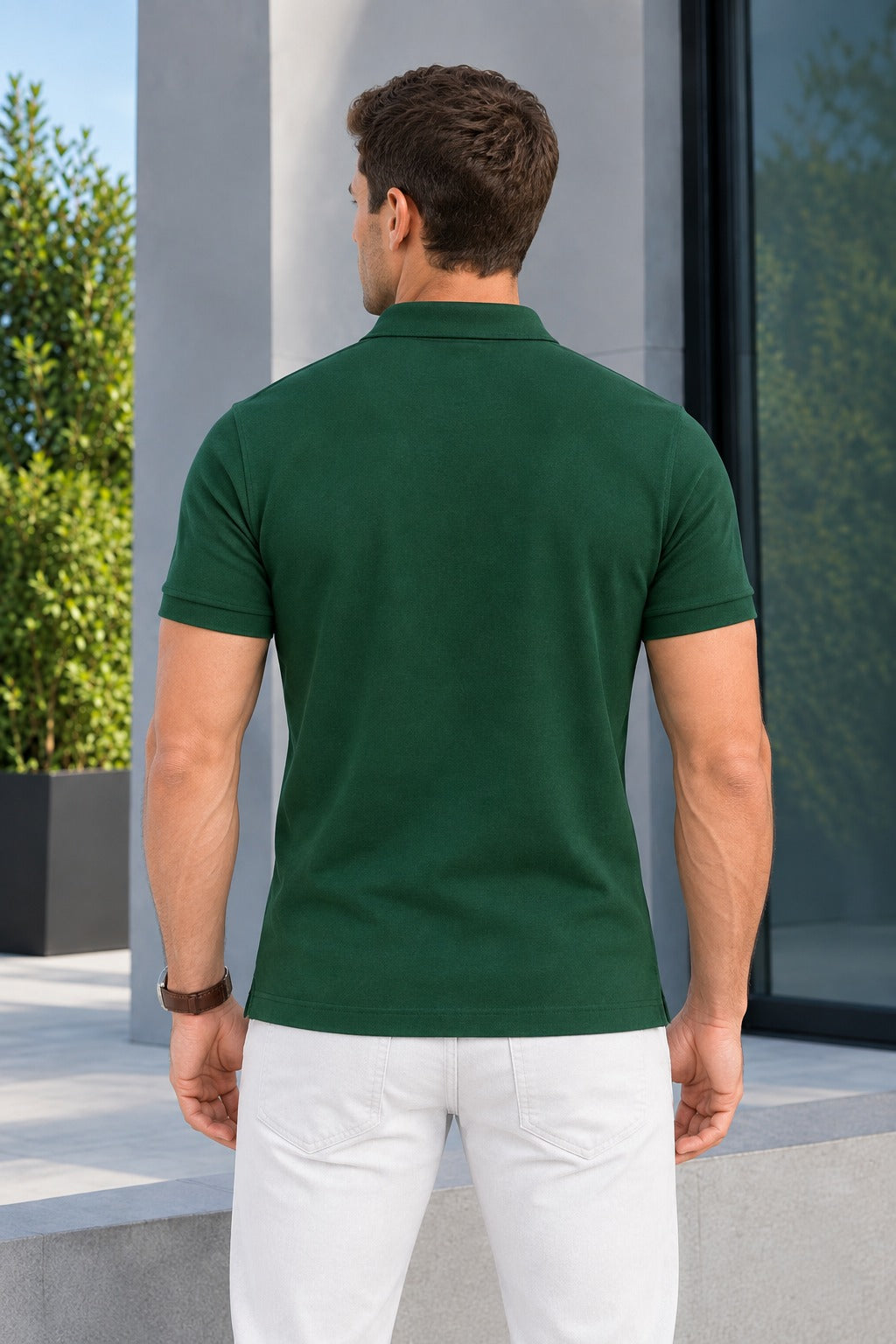 Bottle Green Polo T-Shirt