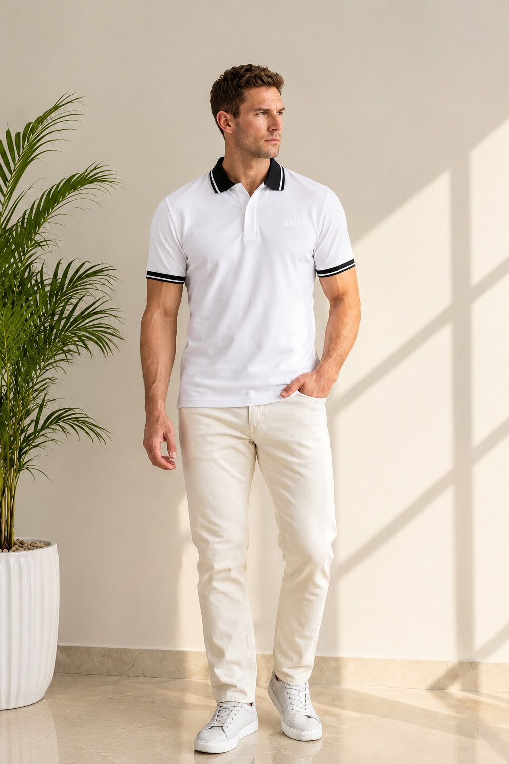 Royal Blue & Tipping White Polo Bundle