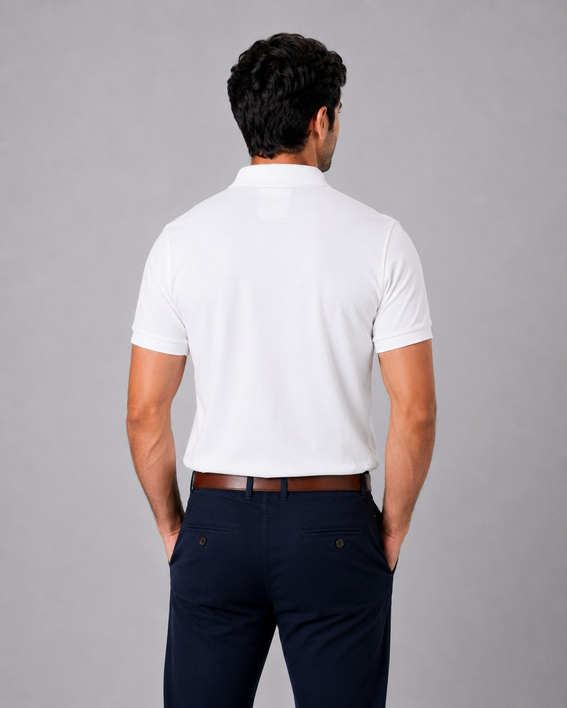 White Polo T-Shirt
